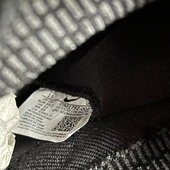 Nike Alpha Menace Elite 3 Mid Football Cleats Men Size 15 Black DM1792-004 NEW - Picture 11 of 11